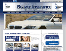 Tablet Screenshot of beaverinsuranceagency.com